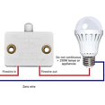 thumbnail image 4 of 6 Pack Normally Closed Door Switch for Closet Cabinet Light, LED Electrical Lamp Push Button, 4 of 5