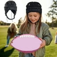 thumbnail image 3 of jiaroswwei Rugby Helmet Headguard with Adjustable Strap, Ultralight Soccer Ski Soft Protective Helmet for Kids Youth, 3 of 8