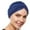 Navy, variant on Beemo Womens Swim Cap Bathing Turban-Polyester Twisted Pleated Turban Head Cover White
