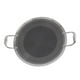 thumbnail image 3 of Sartén para parrilla, plancha para barbacoa, bandeja para sartén, olla redonda de acero inoxidable antiadherente. doble asa 38cm, 3 of 9