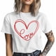 thumbnail image 4 of Camisetas casuales de manga corta con estampado de amor para hombre, camisetas gráficas para el Día de San Valentín, 4 of 8