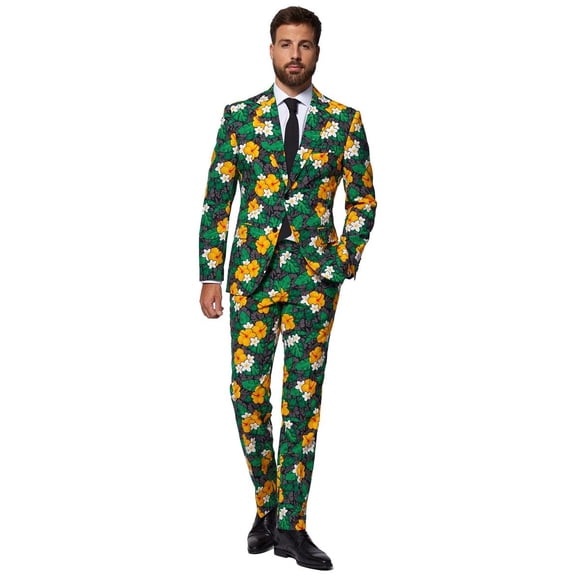 OppoSuits Men's Suits Tropical Treasure - US 36 Multicolor