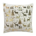 thumbnail image 7 of Dmlowu Christmas Pillow Covers - White Christmas Pillow Covers 18x18 for Couch, Luxury Warm Christmas Throw Pillows Covers for Holiday Party Christmas Decorations, 7 of 7