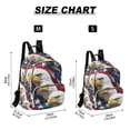 thumbnail image 2 of FORMRS Mini Backpack Purse for Women Travel Daypack Casual Shoulder Bag, American Eagle Pattern, 2 of 7