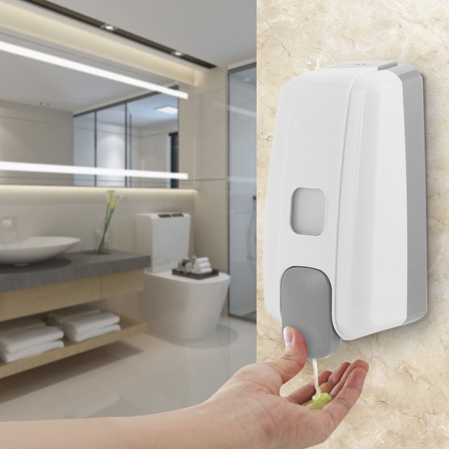 Dispensador de jabón para hotel, dispensador de jabón manual de pared, dispensador de jabón de pared, rendimiento confiable