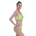 thumbnail image 2 of Kdxio Avocado And Toast for Womens High Waisted Bikini Top Sports Style Two Piece Bathing Suits, 2 of 5