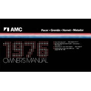 Bishko OEM Maintenance Owner's Manual Bound for Amc All Models 1976