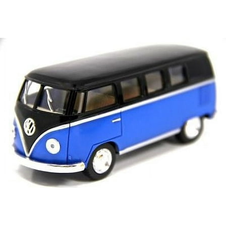 5" Kinsmart 1962 VW Volkswagen Classical Bus Diecast Model Toy 1:32- Blue