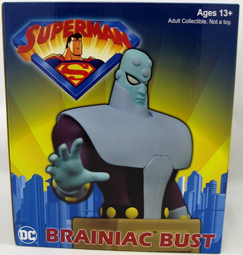 Download Collectibles Figurines Superman The Animated Series Brainiac 6 Resin Bust By Diamond Select Toys