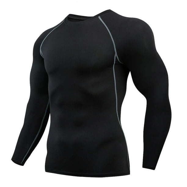 Guardurnaity Ropa interior térmica para hombre, medias elásticas deportivas de secado rápido, para esquiar, correr, capas Base cálidas, ropa deportiva de Camisetas XL Estilo clásico Guardurnaity AP013385-30