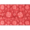 thumbnail image 1 of Ahgly Company Indoor Rectangle Abstract Red Modern Area Rugs, 5' x 7', 1 of 4