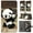 Panda, variant on TECH CIRCLE For Google Pixel 6a Case,Premium PU Leather Funny Pattern Flip Wallet Case Cover with Card Slots Kickstand Women Girls Case for Google Pixel 6A 5G 6.1" 2022,Panda