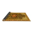thumbnail image 2 of Ahgly Company Indoor Square Medallion Yellow Traditional Area Rugs, 5' Square, 2 of 4