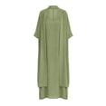 thumbnail image 3 of Uootdi Linen Sets for Women 2 Piece Outfits Cardigan and Maxi Dress Casual Loose Fit Lightweight Breathable Summer Sets Gift, 3 of 9