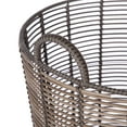 thumbnail image 6 of Better Homes & Gardens Extra Large Round Poly Rattan Decorative Storage Basket with Handles, 18.7 in x 16 in, 6 of 7