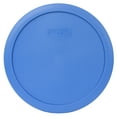 thumbnail image 2 of Pyrex 7203 Round 7-Cup Glass Food Storage Bowl and 7402-PC Marine Blue Plastic Lid Cover, 2 of 5