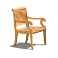 thumbnail image 3 of 7-Piece Teak Dining Set: 94" Oval Extendable Table + 6 Giva Arm Chairs, 3 of 11
