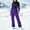 Style2-Purple, variant on Mceream Womens Snow Bibs Ski Pants Overalls Waterproof Snow Pants Insulated Bib Snowboard Pant Ski Jumpsuit Winter Coveralls Blue M