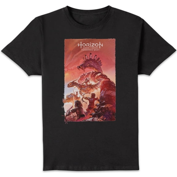Official Horizon KeyArt Adults T-Shirt - Black