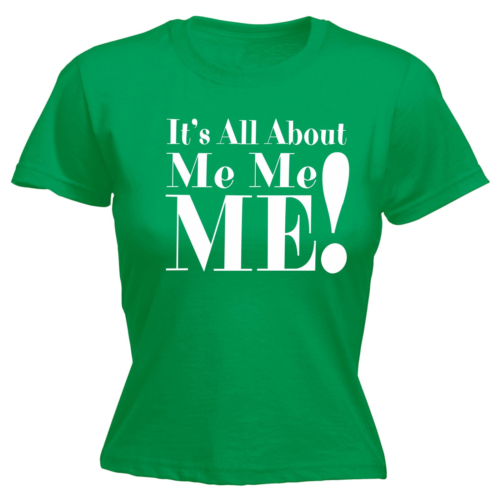 Womens Its All About Me Funny Joke Comedy Cool FITTED T-SHIRT birthday 