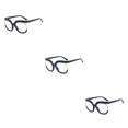 thumbnail image 1 of Guardurnaity Gafas de lectura cuadradas de gran tamaño para hombres y mujeres, montura grande, gafas sin receta, gafas para el cuidado de la salud Type4 NO4, 1 of 6