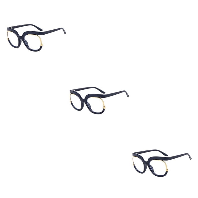 Guardurnaity Gafas de lectura cuadradas de gran tamaño para hombres y mujeres, montura grande, gafas sin receta, gafas para el cuidado de la salud Type4 NO4