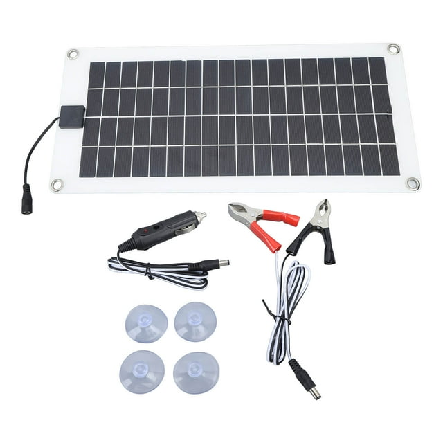 Kit de panel solar impermeable, kit de panel solar de 30 W V kit de panel solar V panel solar confiable y duradero