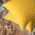 thumbnail image 2 of Phantoscope Outdoor Waterproof Decorative Throw Pillow, 18" x 18", Yellow, Pack of 2, 2 of 6