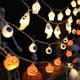 thumbnail image 3 of Cadena de luz de calabaza para Halloween, murciélago, Araña, fantasma, Festival, recuerdo de fiesta, truco o trato, decoración de Feliz Día de Halloween para el hogar, 2023, 3 of 4