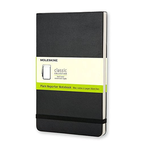 Moleskine Classic Reporter Notebook 5" x 81/4", Blank, TopBound