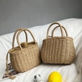 thumbnail image 5 of SUGARMOM Straw Bags for Women  Summer Hand-Woven Rattan Bag Handmade Woven Purse Wicker Beach Bag Bohemia Bali Handbag bolsos mimbre, 5 of 6