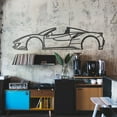 thumbnail image 3 of LaModaHome 2019 488 Pista Spider Metal Silhouette Wall Art, 3 of 5