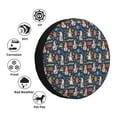 thumbnail image 4 of Gukieu Garden Gnomes Print Car Tire Cover, Adjustable Waterproof and Dustproof Tire Protection Cover, Suitable for SUV, Truck, Van-17 inch, 4 of 6
