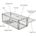thumbnail image 4 of Humane Live Mouse Vole Chipmunk Trap Cage, 2-Pack Rat Traps for Indoors and Outdoors, 4 of 10