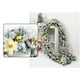 thumbnail image 1 of Ganfancp Navidad Decorativo Ratán Blanco Flocked Puerta Escalera Pasamanos Decoraciones Pinos Ramas Ratán Set Ofertas de La Semana 1X Simulación de Ratán,12X Flores de Navidad,12X Piñas,18X Bolas de, 1 of 7