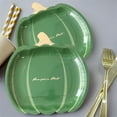 thumbnail image 3 of Biezeib Halloween Pumpkin Plates Disposable Paper Plates Holiday Party Supplies for Catering Events, 3 of 6
