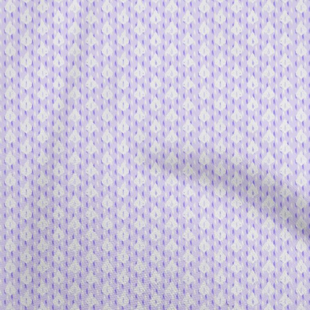 oneOone Polyester Lycra Pastel Purple Fabric Asian Ikat Sewing Material Print Fabric By The Yard 56 Inch Wide