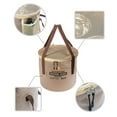 thumbnail image 6 of GARENDE Foldable Bucket Leakproof Drain Basket for Gardening Car Washing Backpacking Khaki, 6 of 9