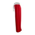 thumbnail image 5 of Womens Casual Wide Leg Sweatpants Drawstring High Waist Loose Yoga joggers Pants, 5 of 8