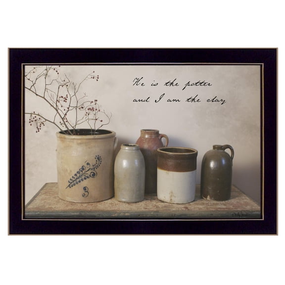 TrendyDecor4U He Is The Potter By Billy Jacobs Printed Wall Art BJ811D-712
