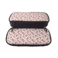 thumbnail image 5 of Lsque Beautiful Butterflies and Hearts Printed Big Capacity PU Leather Pencil Case Large Pencil Pouch Stationery Pen Bag Pencil Holder for Teen, 5 of 6
