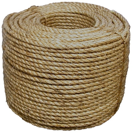

Wellington 28773 Twisted Rope 1/2 in Dia x 600 ft L Manila Fiber Natural