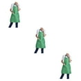 thumbnail image 4 of Youkk 12pack/lot Easy To And Efficient Woman Apron With Pockets For Cooking BBQ Baking green 3Set, 4 of 6