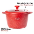 thumbnail image 3 of Olla Ultra Antiadherente Rojo Hot Spot Alto Tapa 24 Cm Hot Spot Z600, 3 of 4