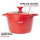 thumbnail image 3 of Olla Ultra Antiadherente Rojo Hot Spot Alto Tapa 24 Cm Hot Spot Z600, 3 of 4