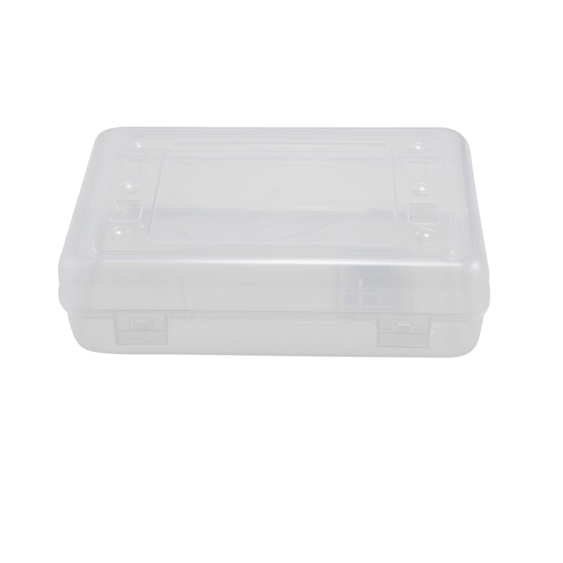 Advantus Pencil Box Clear, Pack of 6