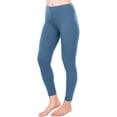 thumbnail image 3 of Angelina Women's Microfiber High Waist Full Coverage Cropped Legging (4-Pack), 3 of 5