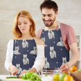 thumbnail image 3 of West Highland White Terrier Apron-Garden Aprons for Women with Pockets-Cotton Linen Waterproof Kitchen Cooking Gardening Aprons Adjustable for Kitchen,Cooking,BBQ and Salon 33x27 Inch, 3 of 7