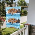 thumbnail image 5 of Easygdp Animals on Noah's Ark Floating Garden Flag Yard Flag Welcome Flag, Double-Sided, Weather Resistant for Outdoor Decor - 12.5"x18", 5 of 9