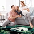 thumbnail image 4 of Panda Soft Polyester Indoor Rug Floor Mat - Plush Area Carpet for Living Room Bedroom - Stylish Home Decor Accent - 200x150cm, 4 of 6